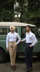 50's Cut Oxford Shirt ~ White