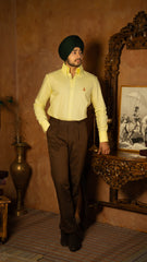50's Cut Oxford Shirt ~ Yellow