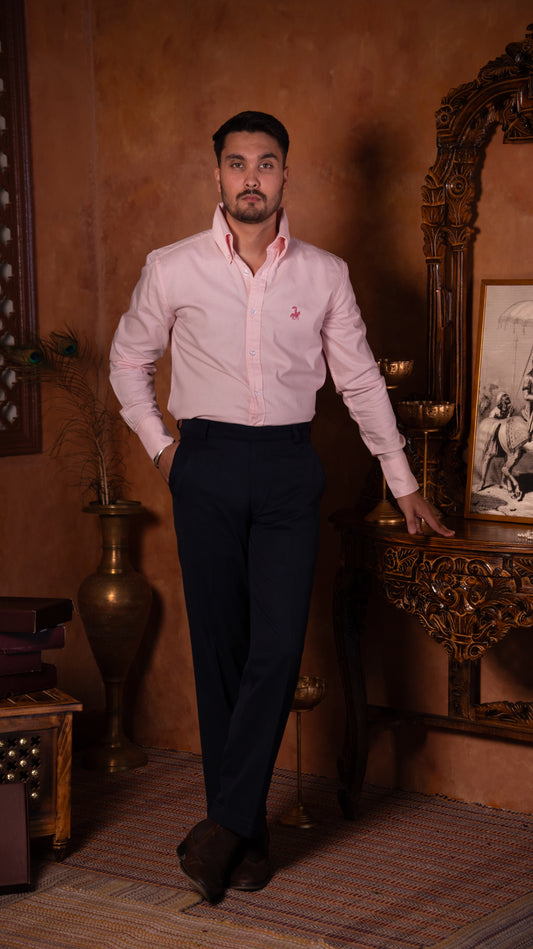 50's Cut Oxford Shirt ~ Pink