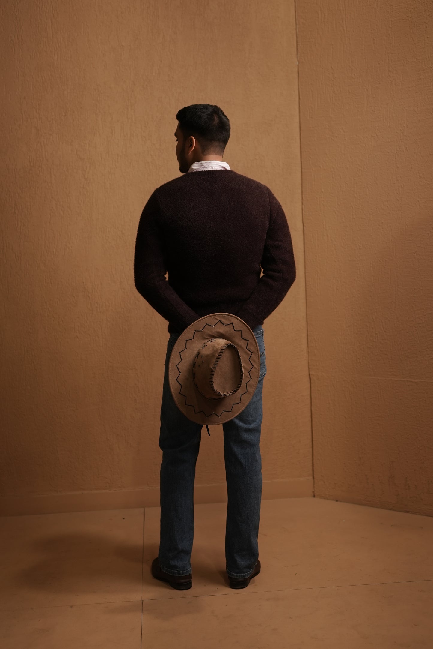 MAHARAJA KNITTED SWEATER - Wine