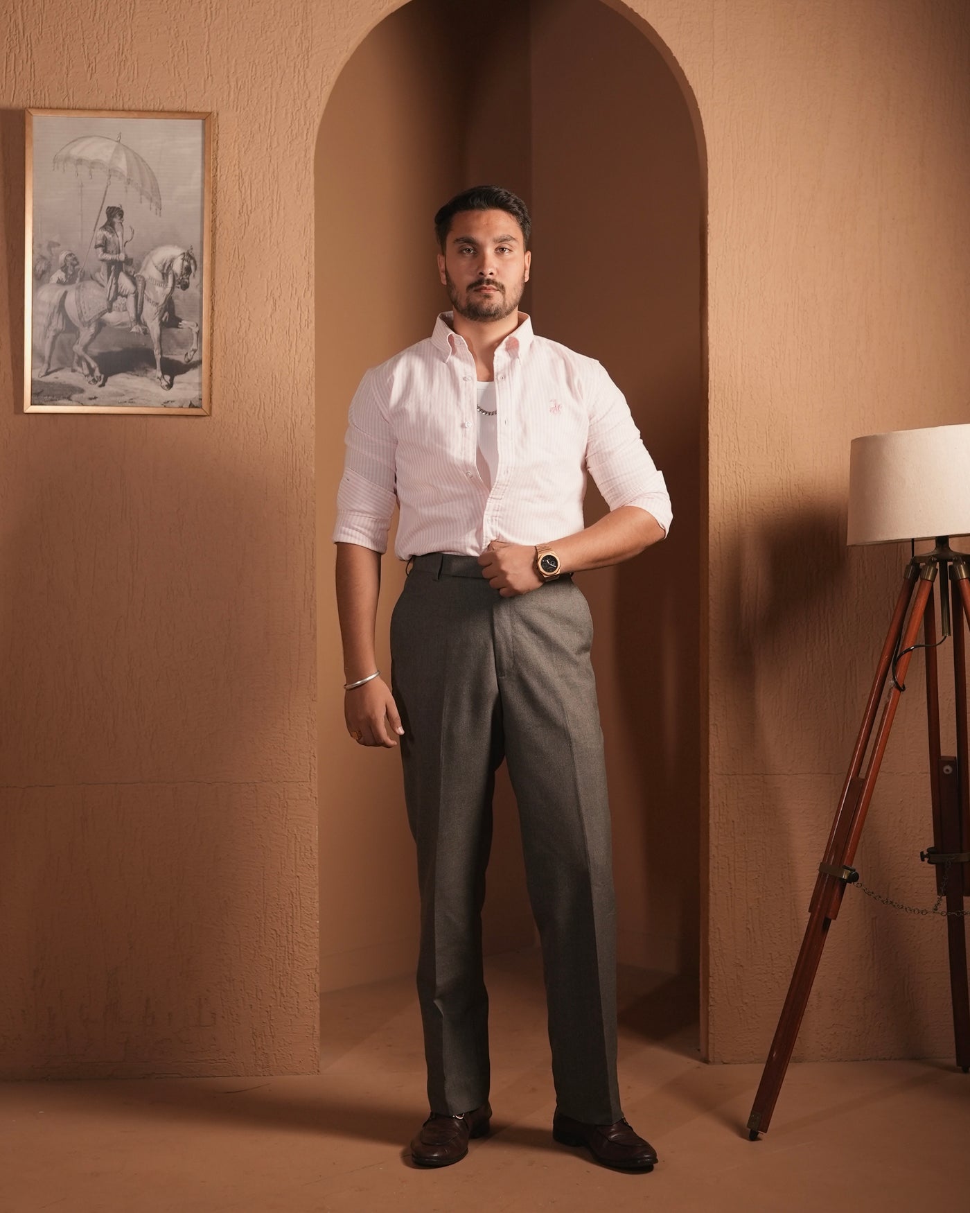 Gentleman’s Stripe Shirt - Light Pink