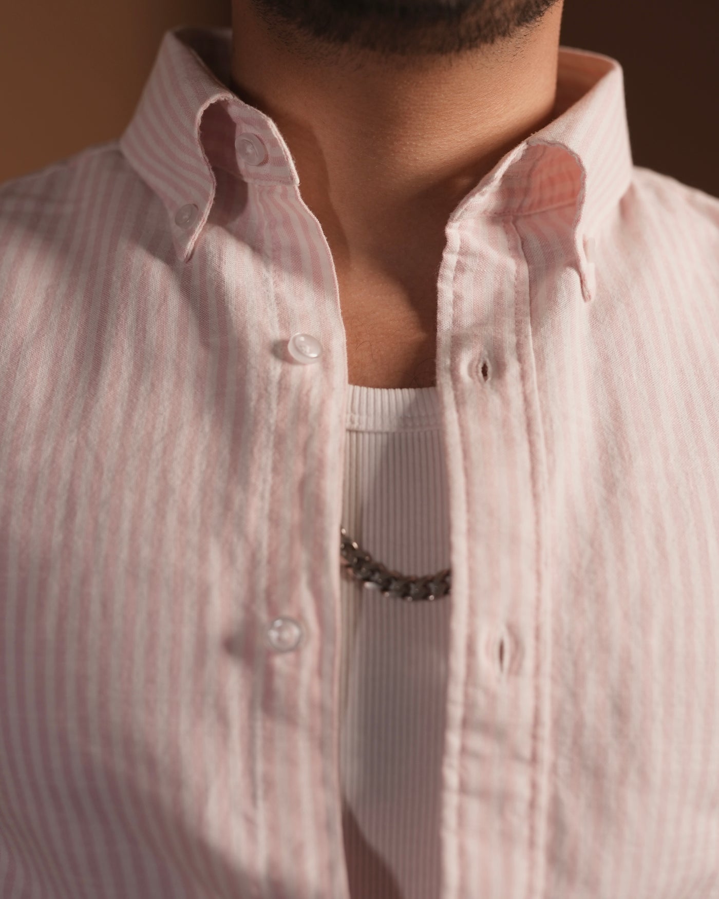 Gentleman’s Stripe Shirt - Light Pink