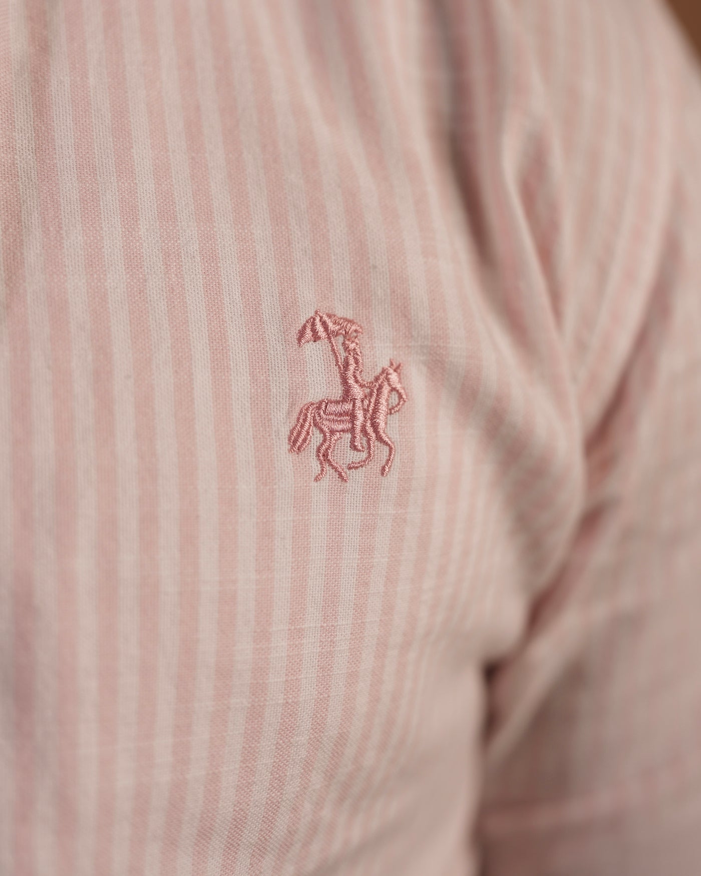 Gentleman’s Stripe Shirt - Light Pink