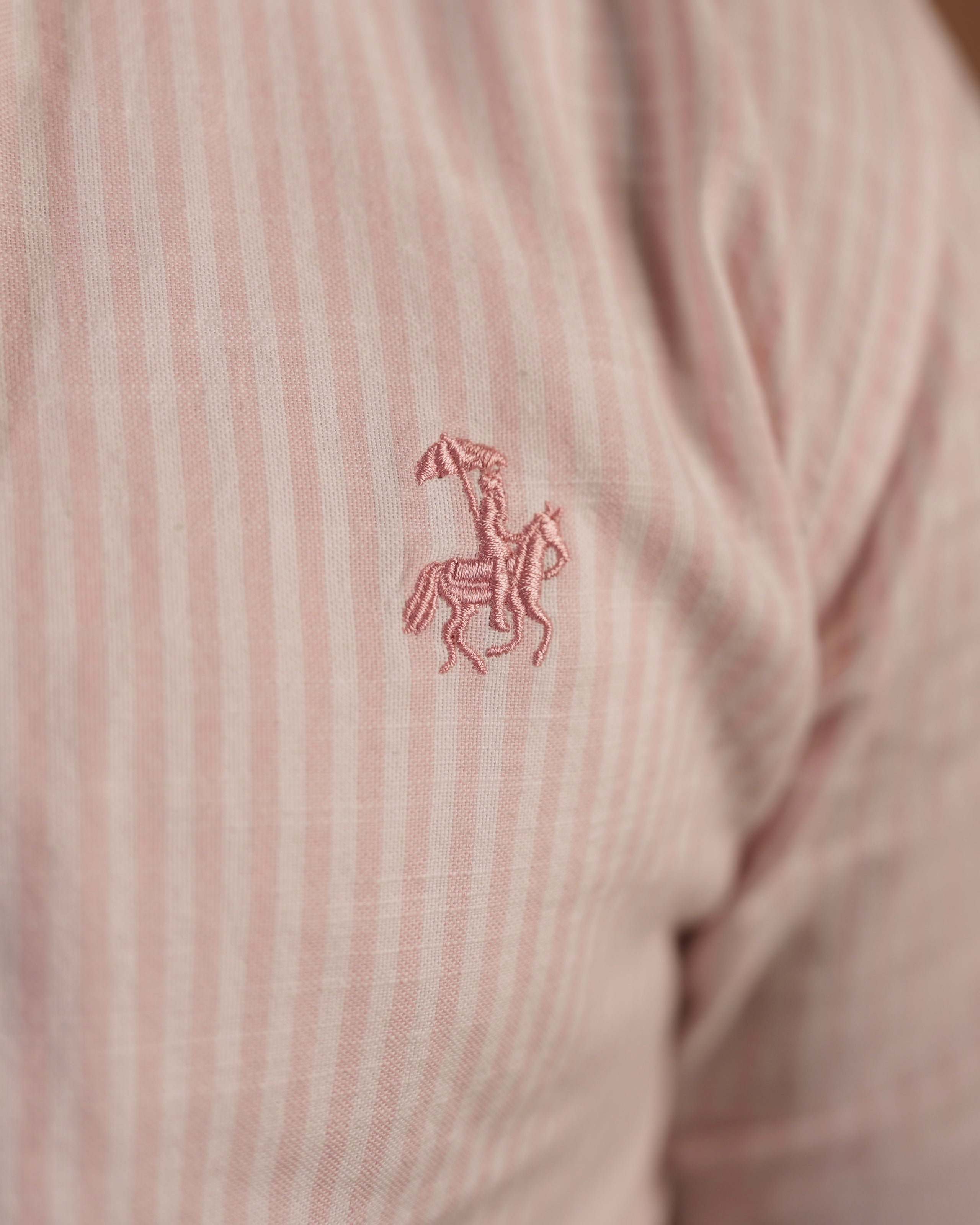 Gentleman’s Stripe Shirt - Light Pink