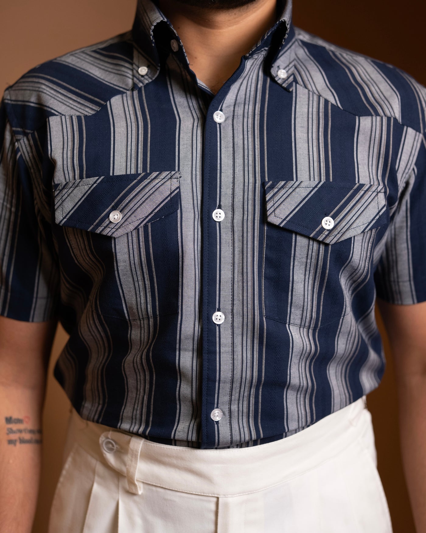 90’s Dad Core Oxford Shirt - Navy