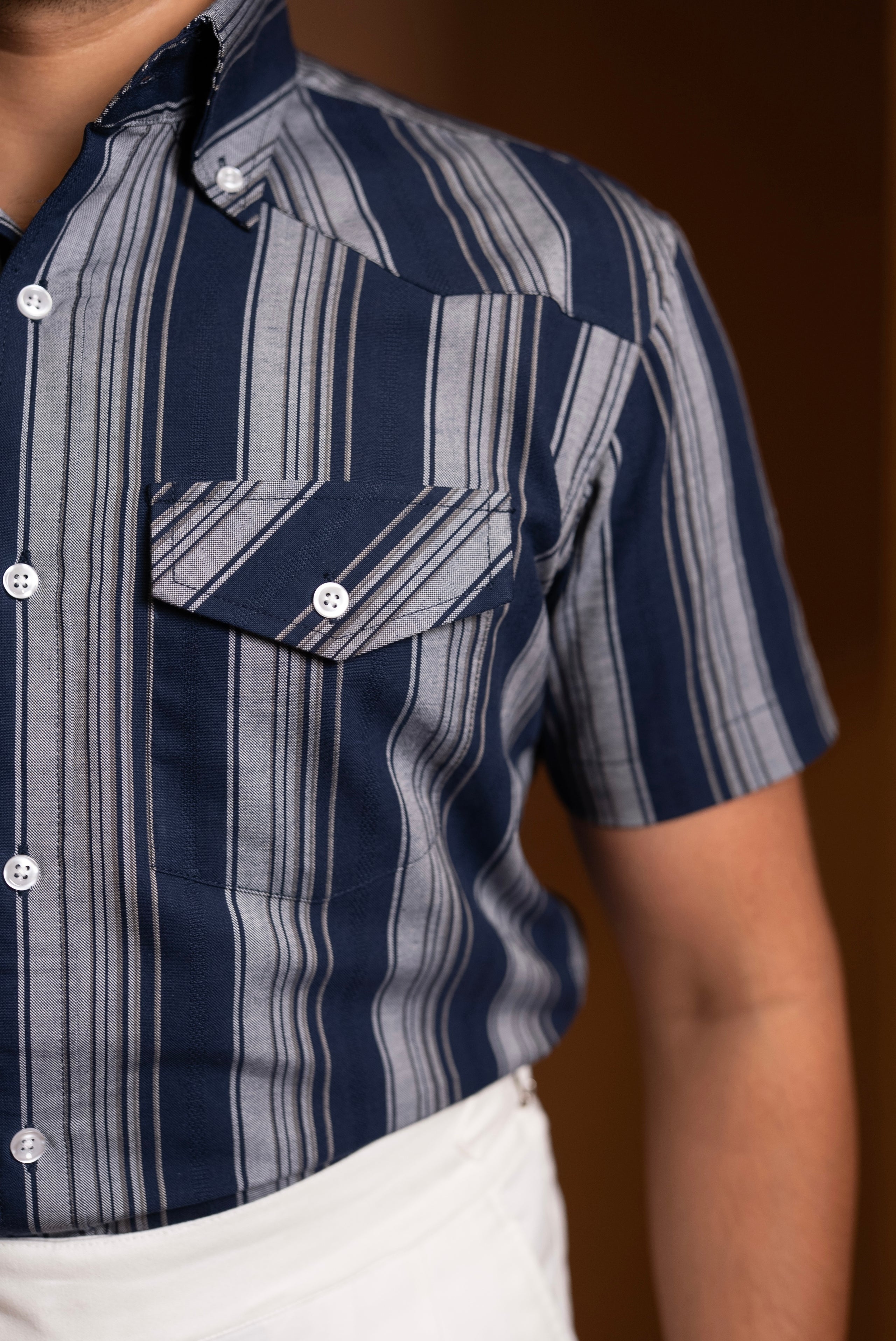 90’s Dad Core Oxford Shirt - Navy