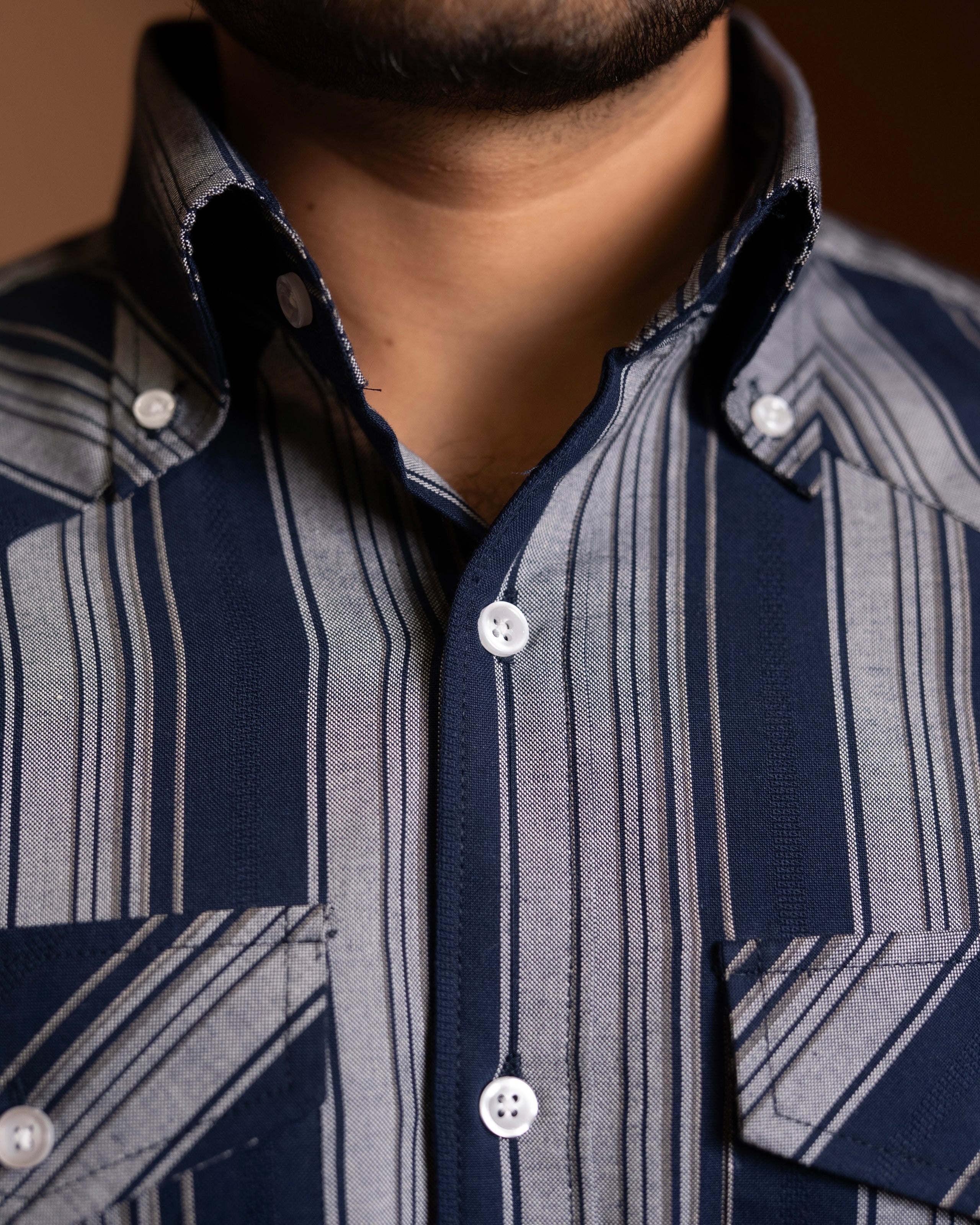 90’s Dad Core Oxford Shirt - Navy