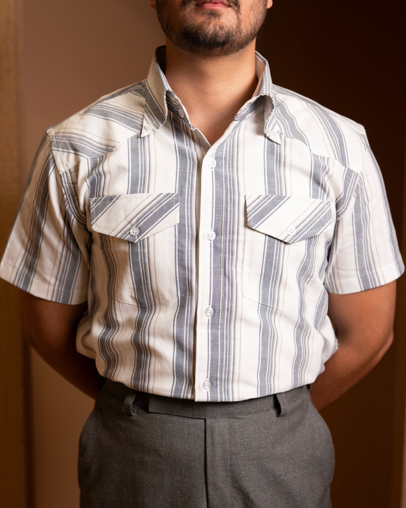 90’s Dad Core Oxford Shirt - Off White