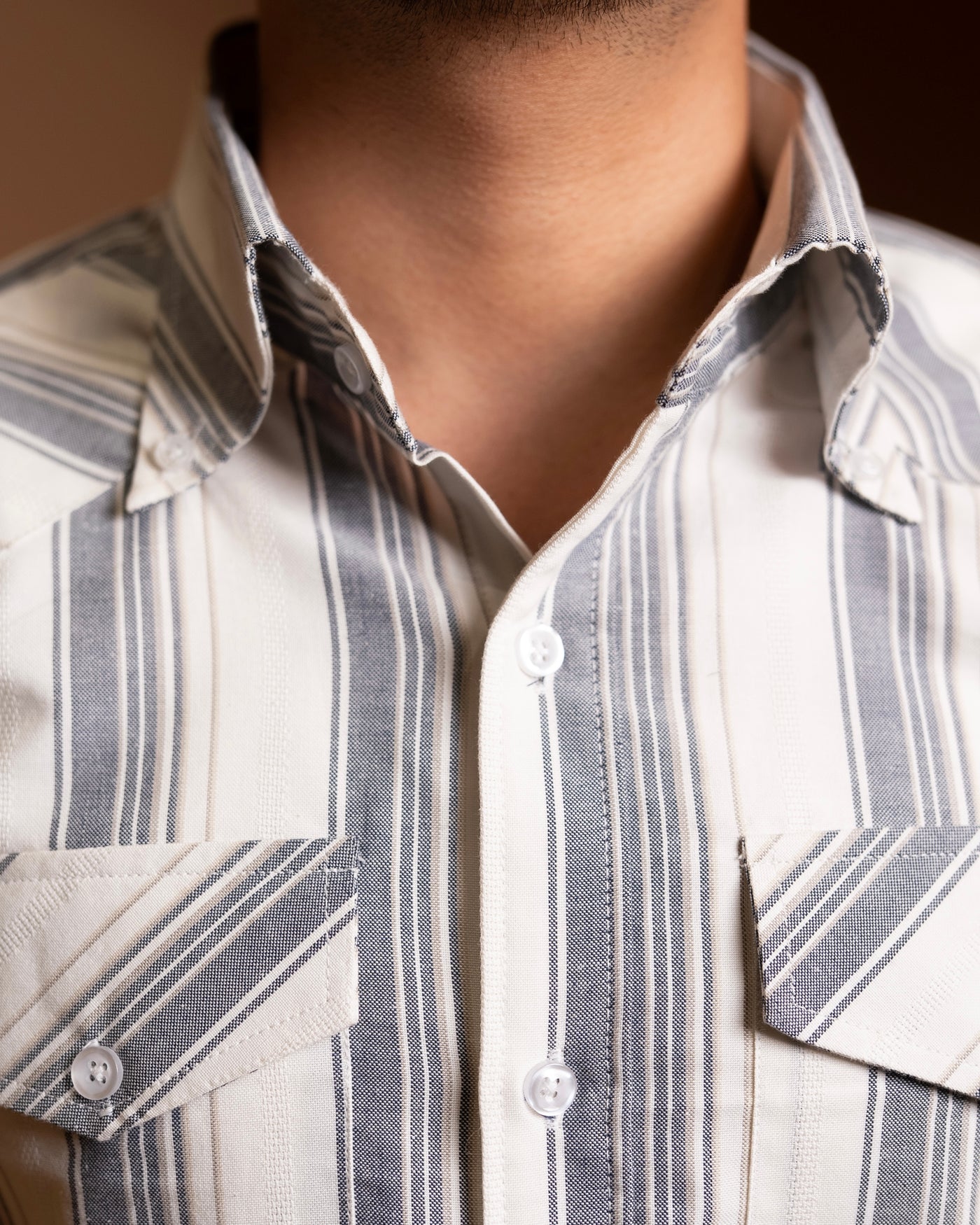 90’s Dad Core Oxford Shirt - Off White