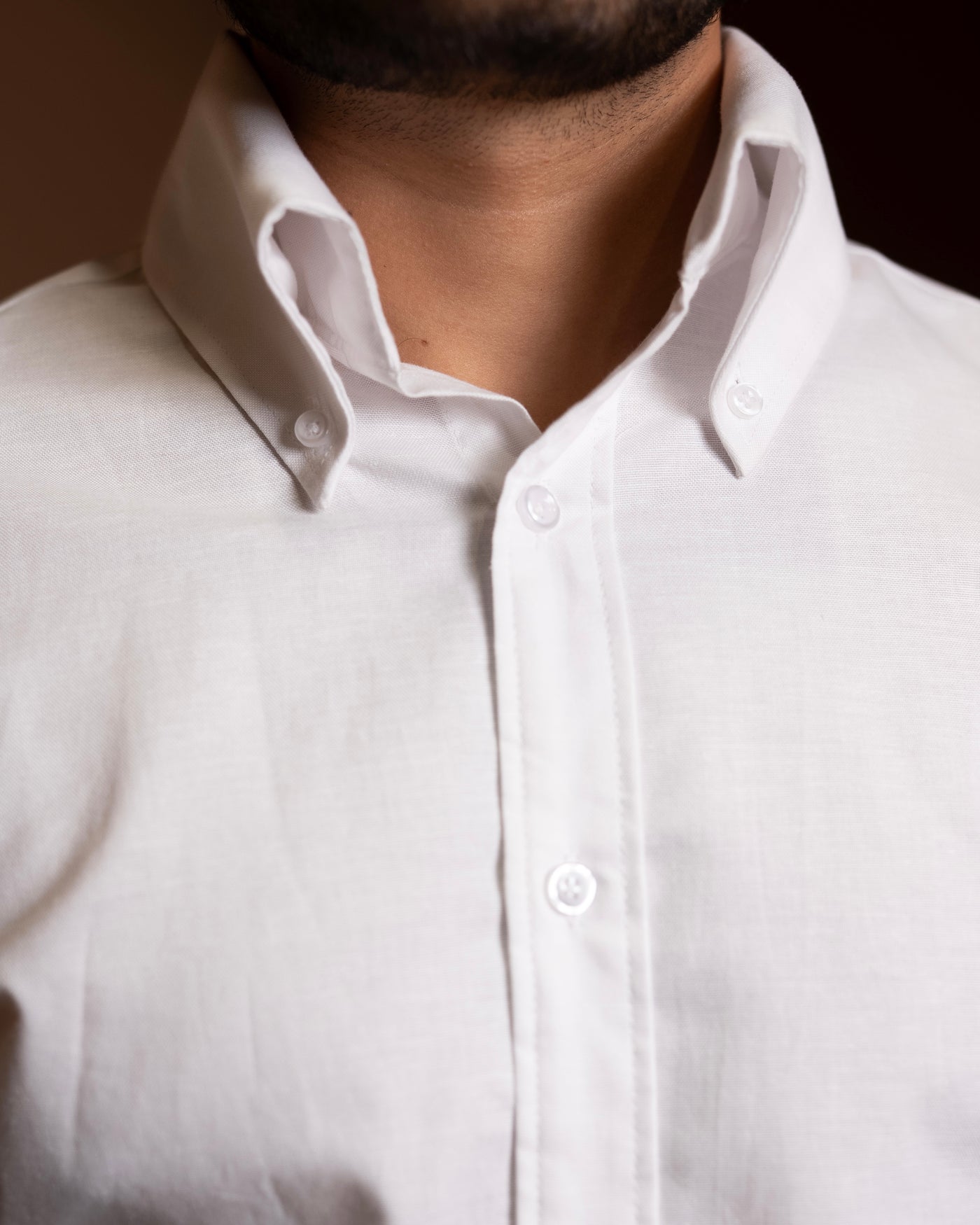 50's Cut Oxford Shirt - white