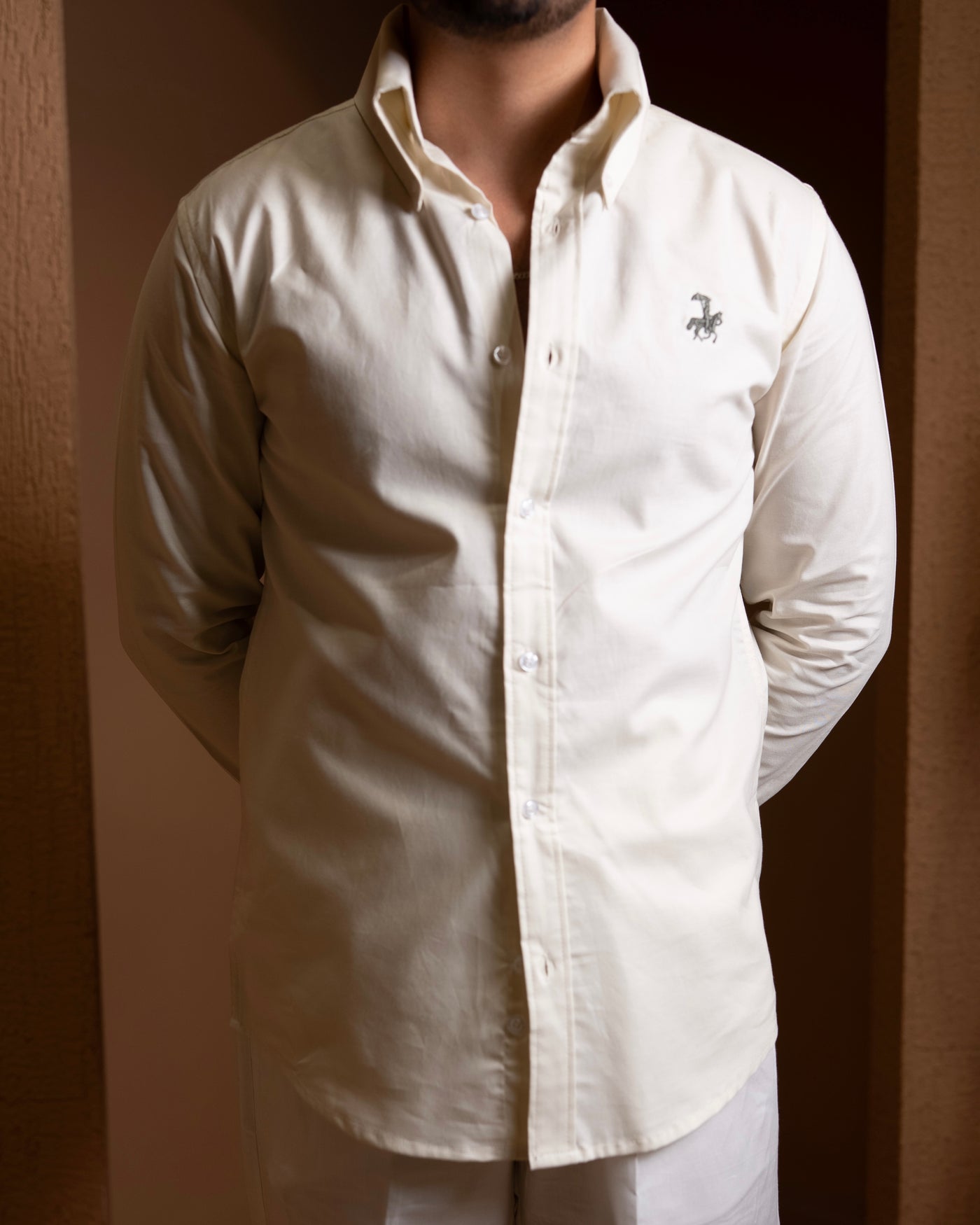 50's Cut Oxford Shirt - butter yellow