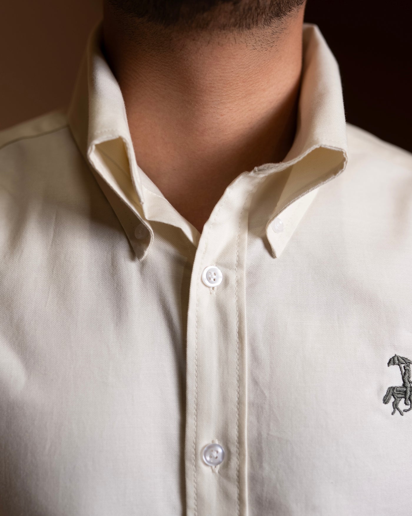 50's Cut Oxford Shirt - butter yellow