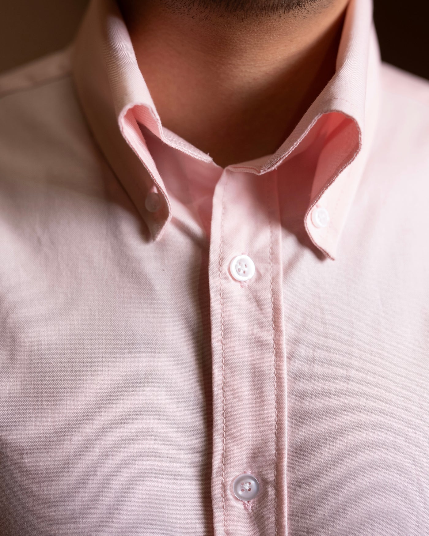 50's Cut Oxford Shirt - pink