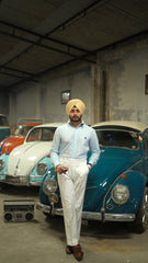 50's Cut Oxford Shirt ~ Blue