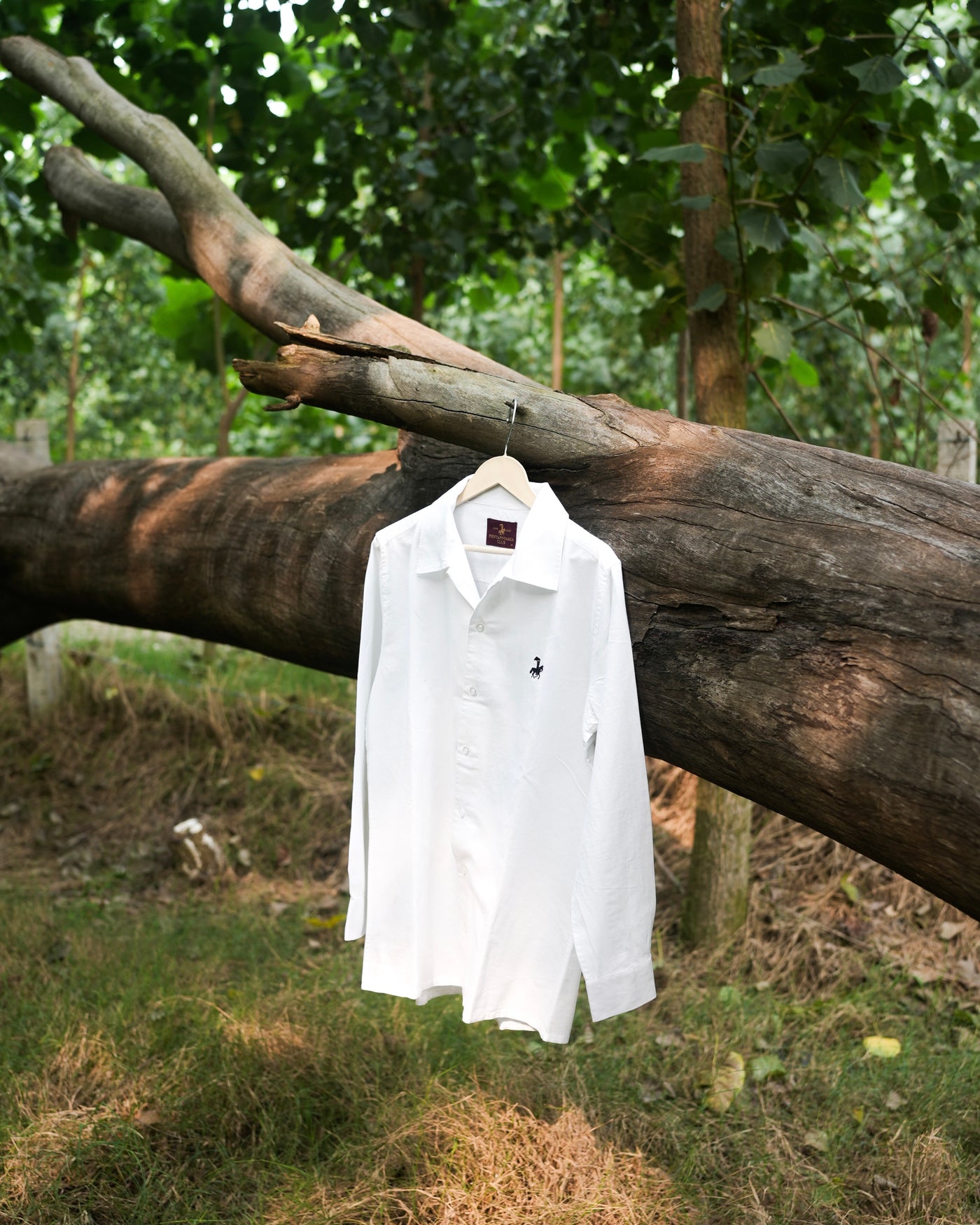 40’s cuban collar linen shirt - White