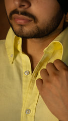 50's Cut Oxford Shirt ~ Yellow