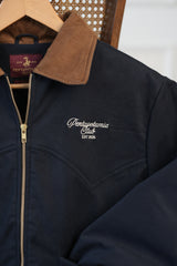 CAVALRY ROYAL CUT CROPPED JACKET - NAVY