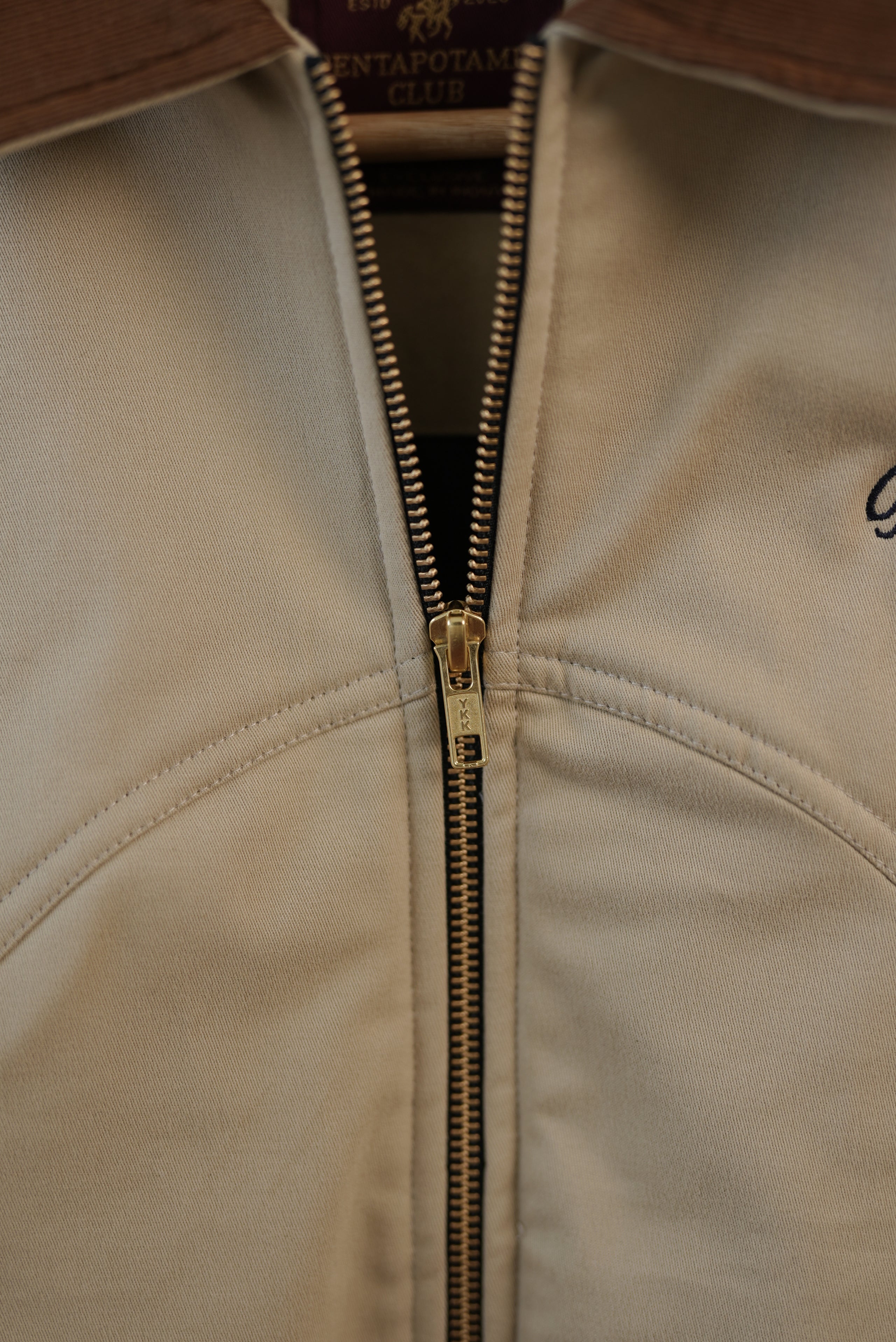CAVALRY ROYAL CUT CROPPED JACKET - BEIGE