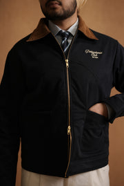 CAVALRY ROYAL CUT CROPPED JACKET - NAVY