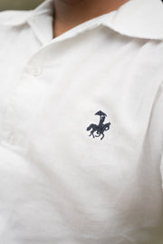 40’s cuban collar linen shirt - White