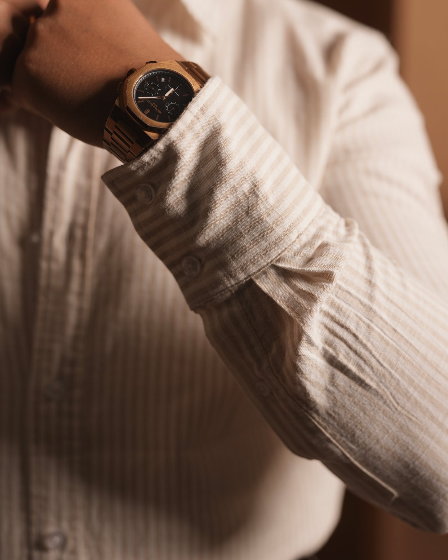 Gentleman’s Stripe Shirt - Beige