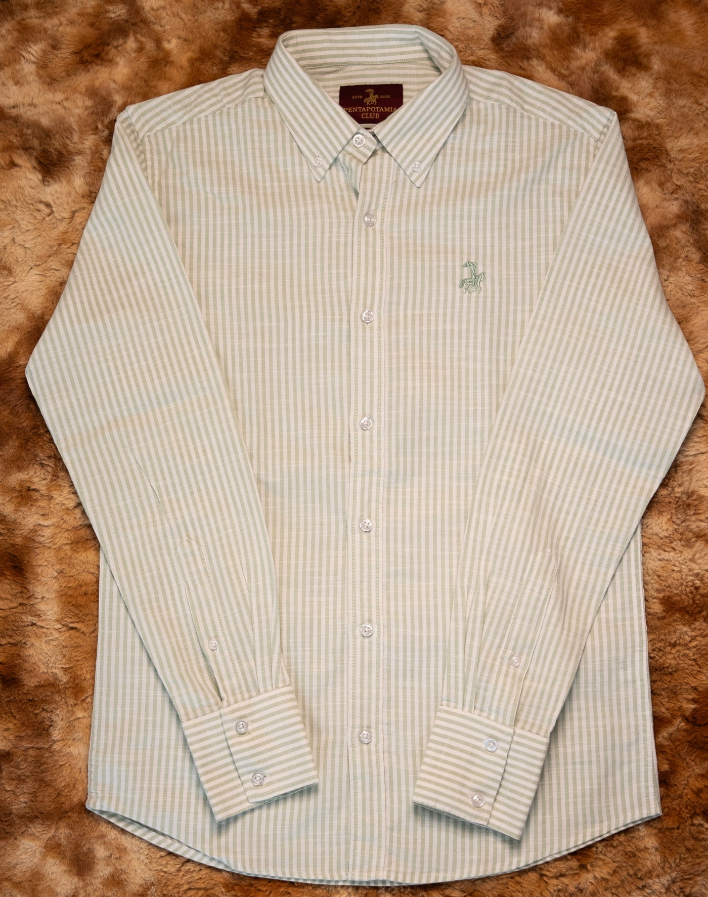 Gentleman’s Stripe Shirt - Pistachio Green