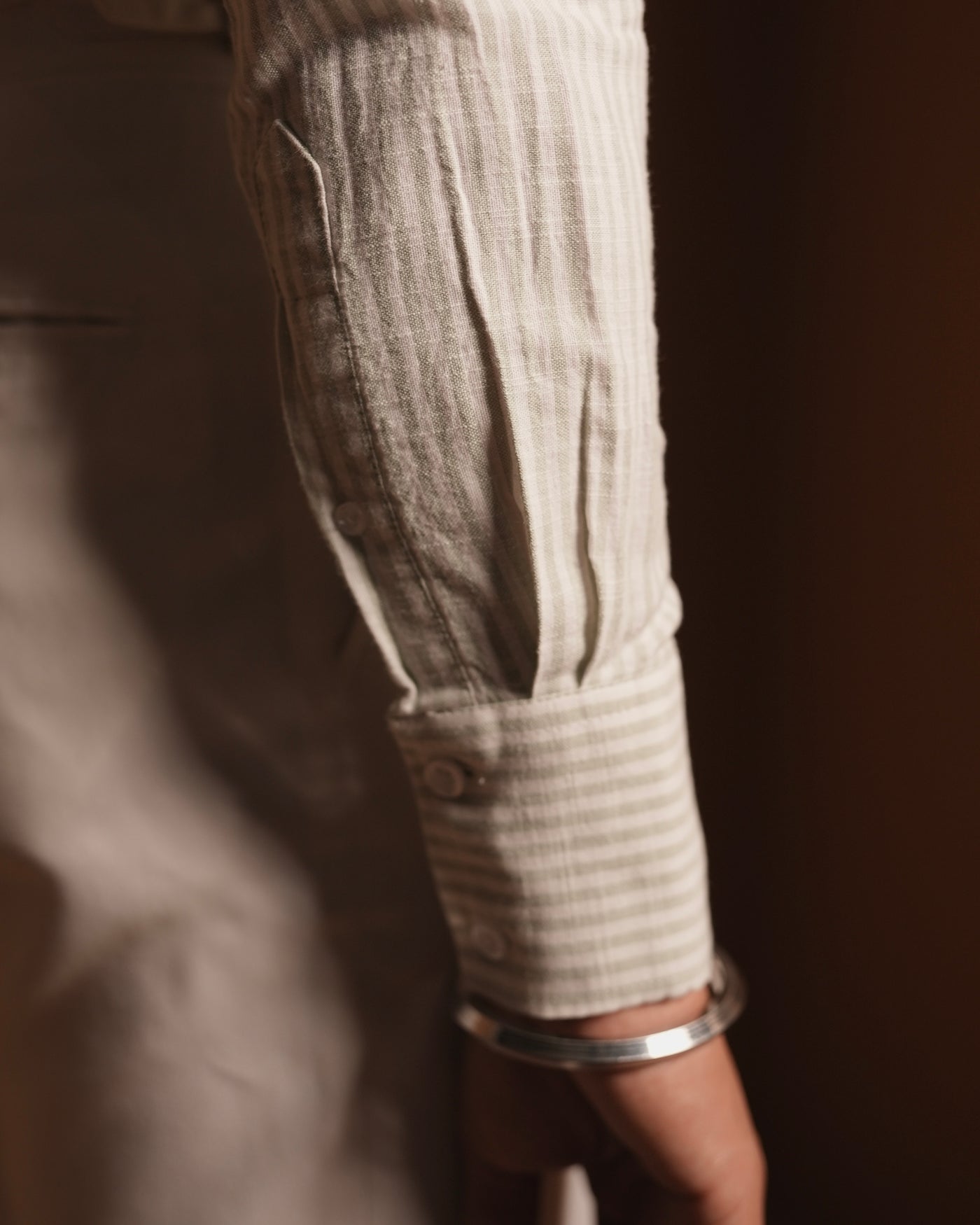 Gentleman’s Stripe Shirt - Pistachio Green