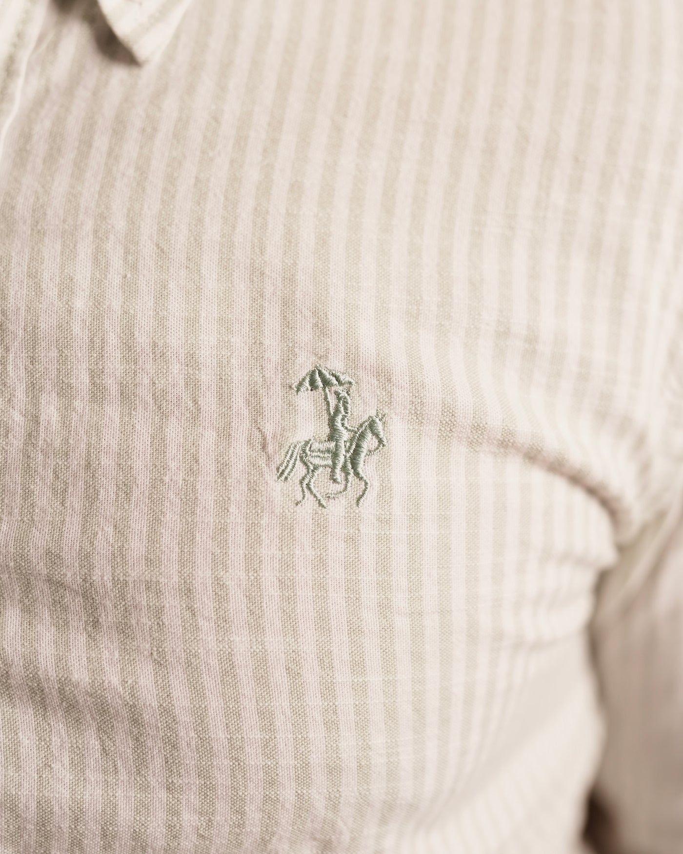 Gentleman’s Stripe Shirt - Pistachio Green