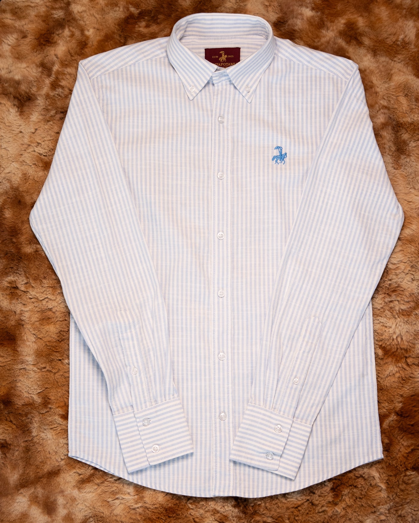 Gentleman’s Stripe Shirt - Sky Blue