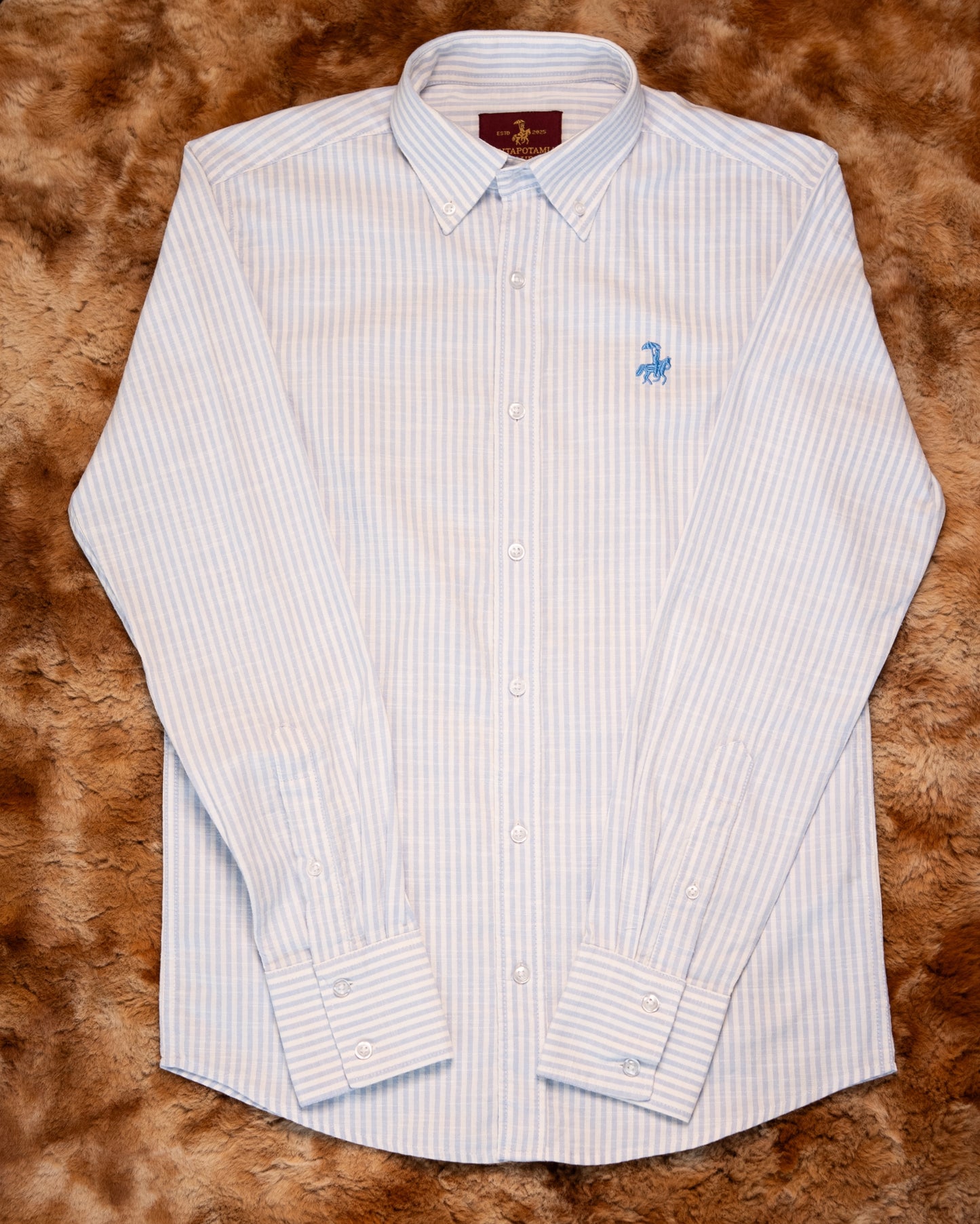 Gentleman’s Stripe Shirt - Sky Blue